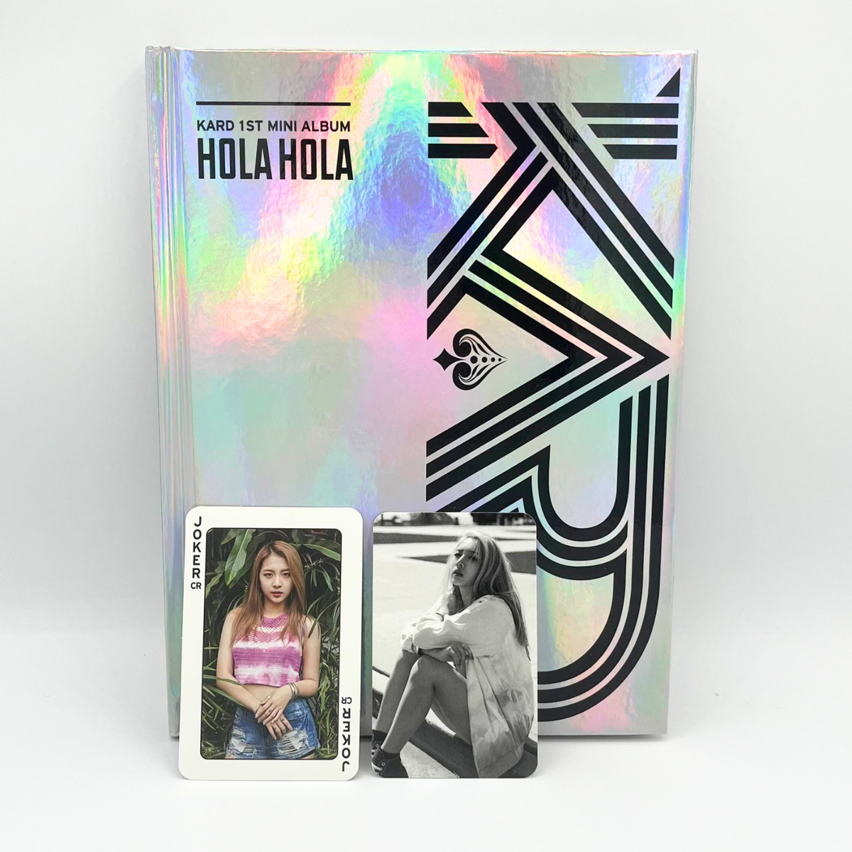 KARD mini album K.A.R.D 카드　セット　トレカ付き KARD Hola Hola First Mini Album with Two Photocards Somin & Jiwoo