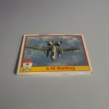1991 Operation Desert Shield Trading Card #89 A-10 Warthog Attack Jet