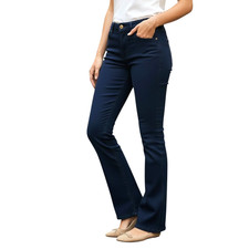 7 For All Mankind Jeans Womens 2 Blue Slim Straight Denim Designer Chic Spring