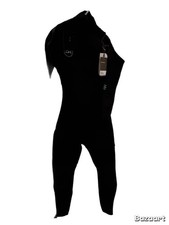 Full Wetsuit 3/2 mm Black ST size 5'9-5'11 NWT Zip Free