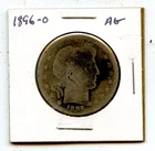 1896-O BARBER SEMI-KEY DATE HALF DOLLAR COIN!!!!