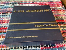 Super Aramith Pro THE BELGIAN BILLIARD Balls Set In Original Box Gently Used