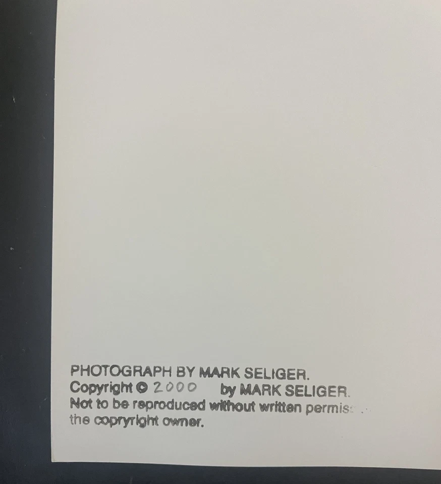 Mark Seliger BB King B.B. Foto Original King Firmada 11x14 Rara Foto 3 de 4