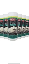 6 Pack Wipes Weiman Granite & Stone Counter Top Cleaner & Polish 30 Sheets Each!