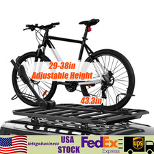 Car Top Roof Bike Rack Bicycle Carrier Roof Mount Steel Cycling Holder Car Suv