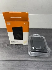 WD - My Passport 1TB External USB 3.0 Portable Hard Drive - Black