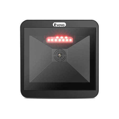 Eyoyo 3PCS HandsFree 2D QR Barcode Scanner Omnidirectional Desktop