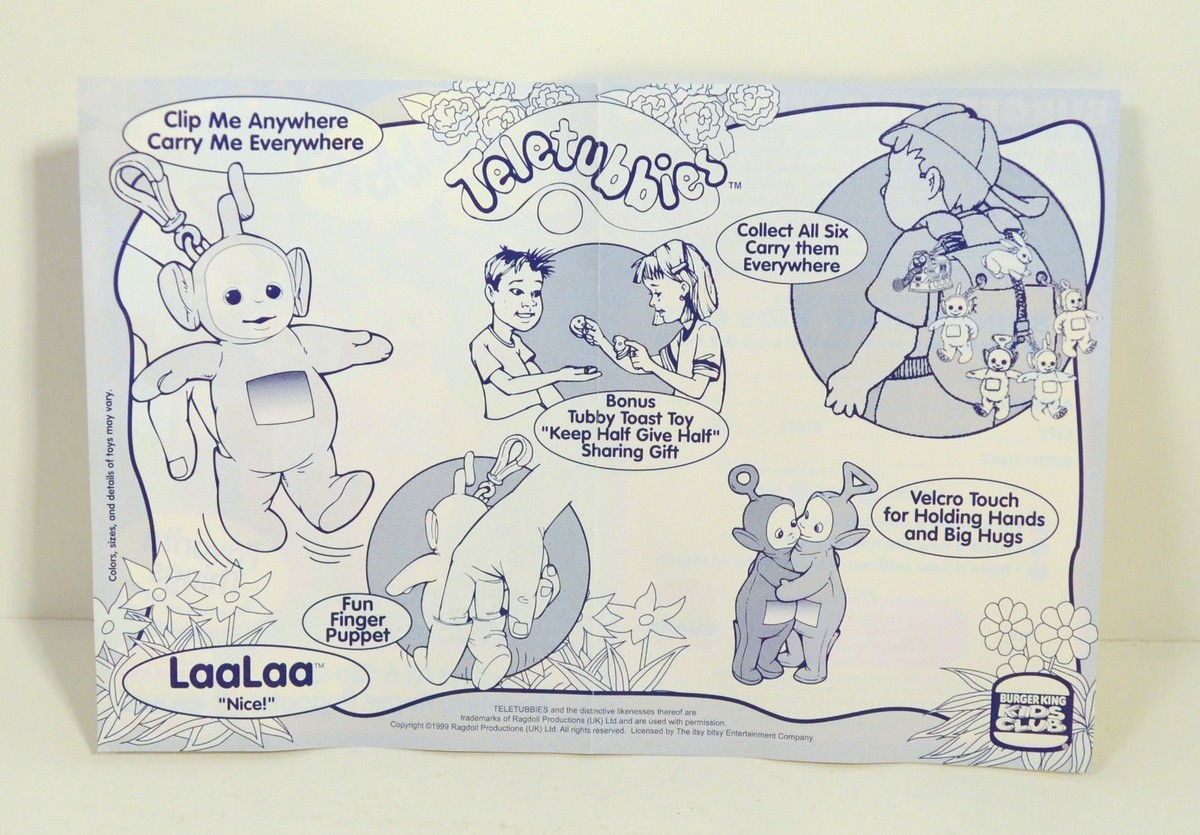 Tubby Toast Teletubbies Burger King Teletubbies Burger King Cheap