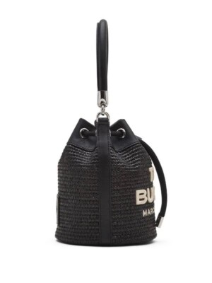 MARC JACOBS The Woven Bucket Bag Black | eBay