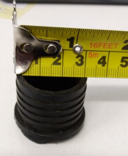 Scupper Bung x 2 Kayak Replacement Accessories Stopper Plug Deck Fittings Black - Picture 2 of 5