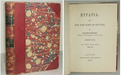 Charles Kingsley Hypatia Vol II Collection of British Authors Tauchnitz Ed 1857