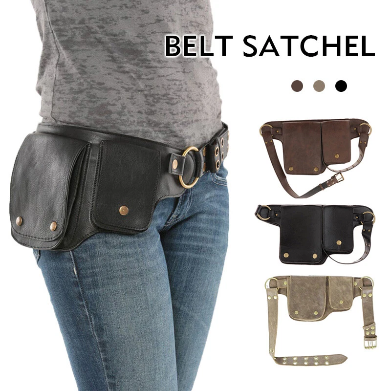 leather pocket belt