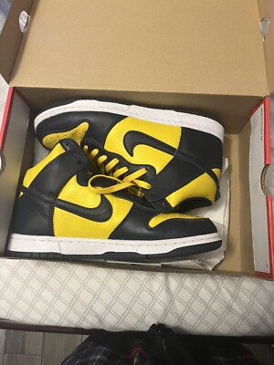 Size 10.5 - Nike Dunk High Michigan