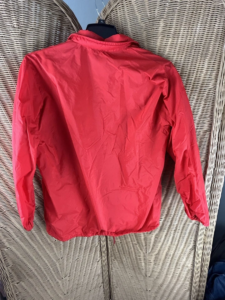 Vintage Nylon Red Jacket San Francisco APHA Large Trolley - Image 3 of 4