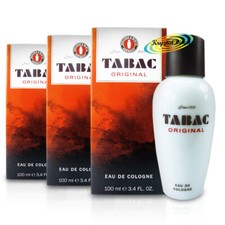 Image of 3x Tabac Original Eau De Cologne Splash for Men 100ml