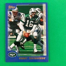 Vinny Testaverde 2000 Topps Card #203 NFL New York Jets