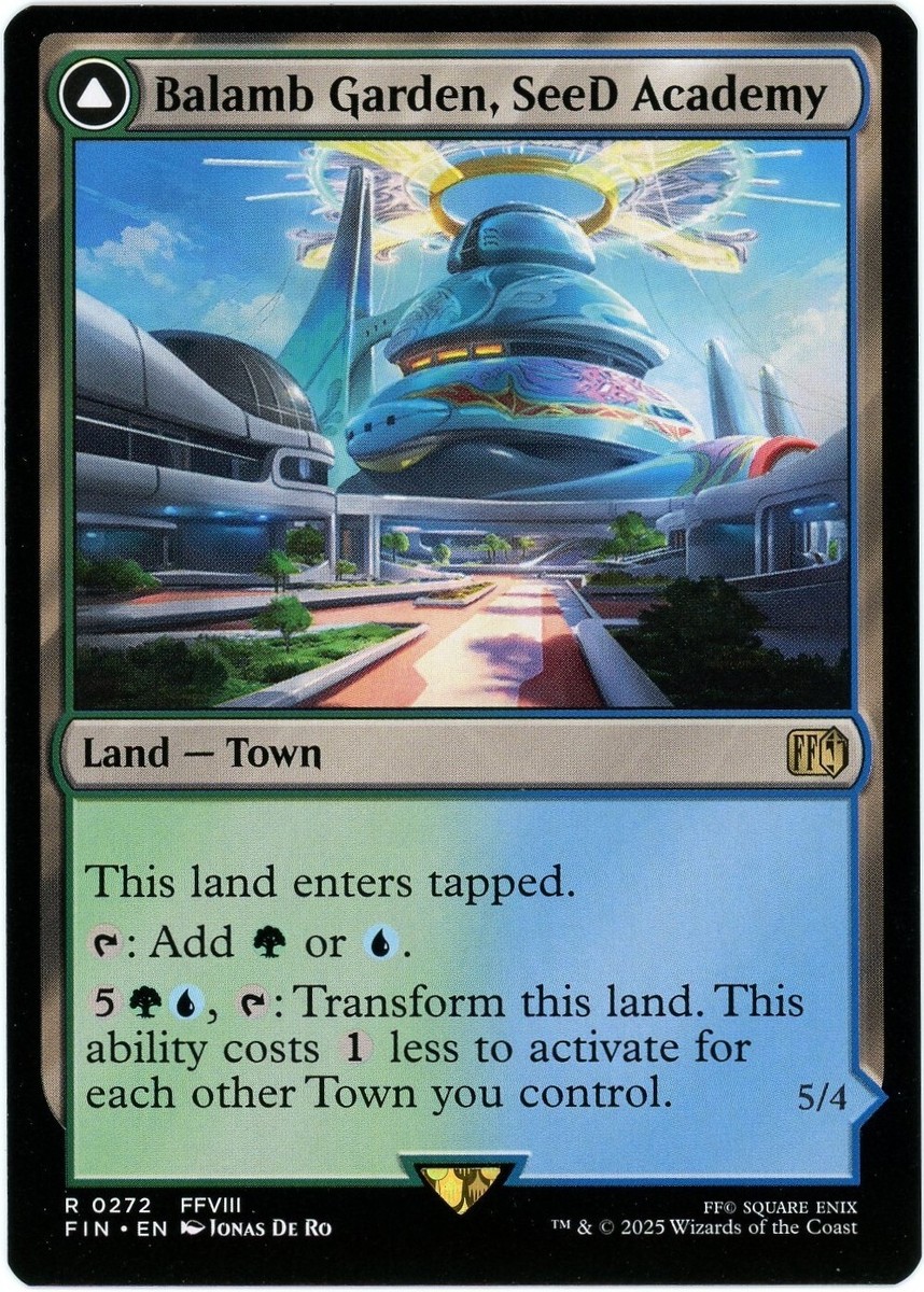ERROR CARD Balamb Garden, SeeD Academy - 0272 - Final Fantasy MTG