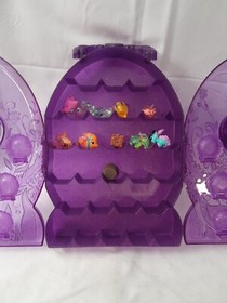 Hatchimals Purple Glittery Collector's Case With 10 Figures