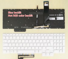 New French Clavier Backlit Keyboard for Lenovo Legion 5 Pro 16ARH7 16ARH7H White