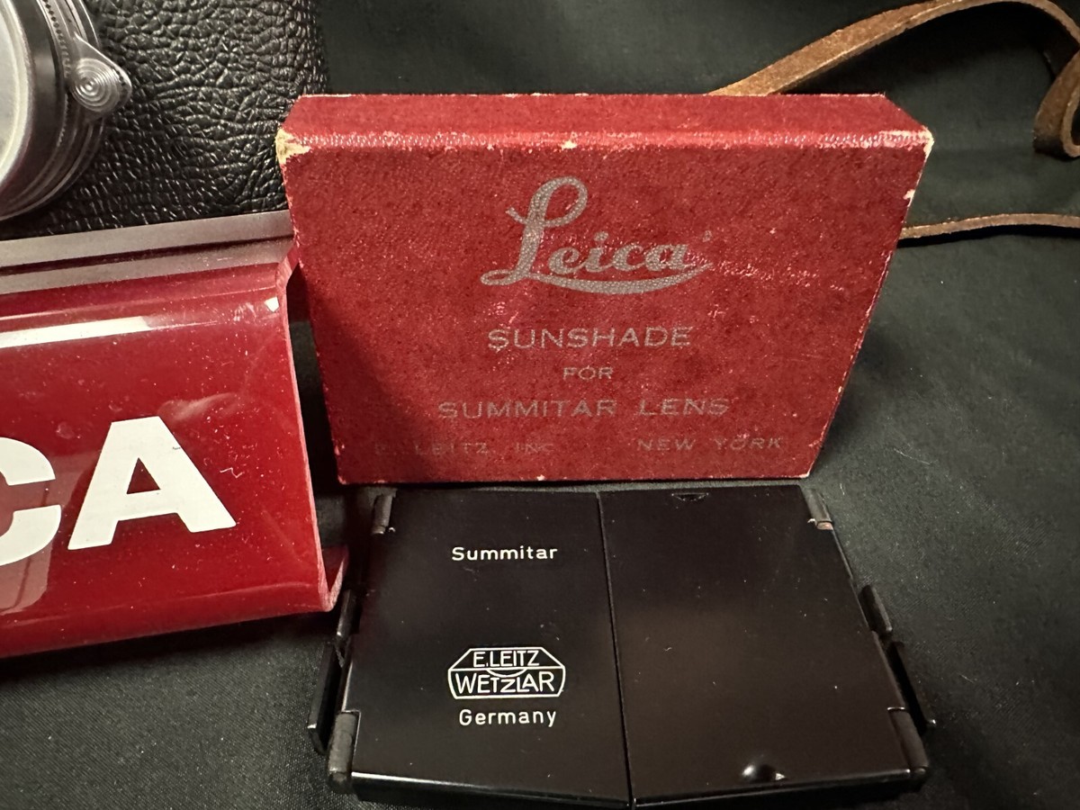 Leica IIIg 1956 Camera Ernst Leitz Wetzlar Summitar f=5mm 1:2 Lens