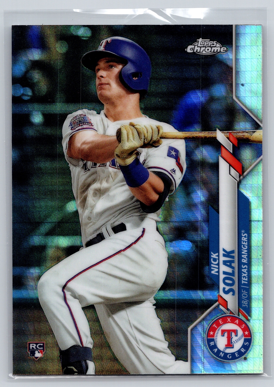 2020 Topps Chrome #33 Nick Solak Prism Refractor