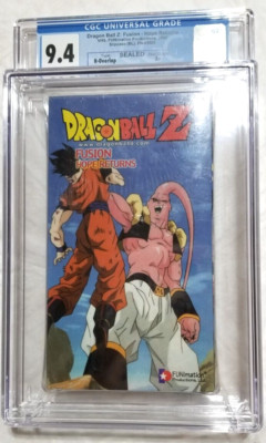 CGC Grade 9.4 Dragon Ball Z Gohan VHS Vintage DBZ Dragonball Z Dragonballz Anime