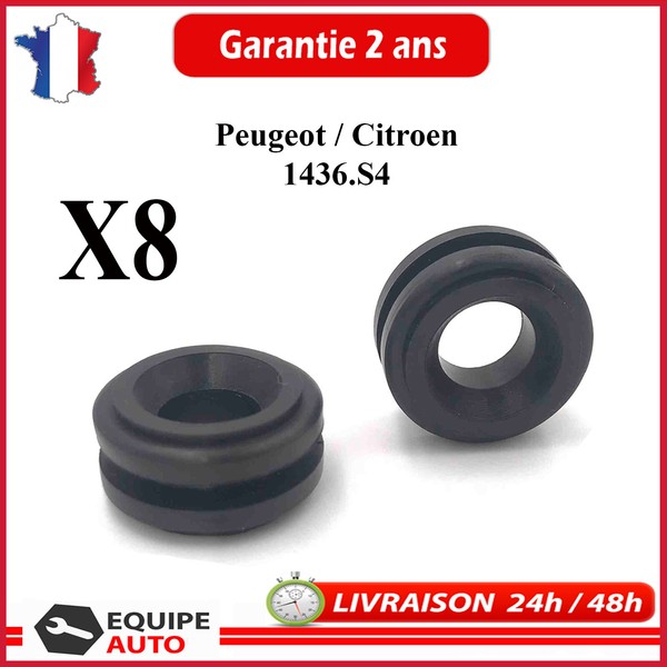8X UnterstüTzung Silent Bloc Unteres GehäUse Luftfilter 1436.S4 1436H5 1436N9-image