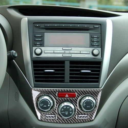 Carbon Fiber Central Climate Console Cover Trim For Subaru Forester 2009-2013 - Picture 6 of 12