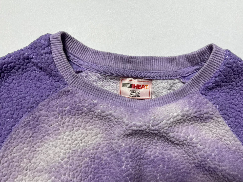 32 Degrees Heat Kids Long Sleeve Violet Color  Sweater&Legging Set XS 5/6 #B-884 - Image 4 of 4