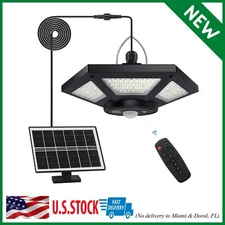 Solar Shed Light, 5 Lighting Modes with Motion Sensor & 3 Timers, Fit for Outdoo