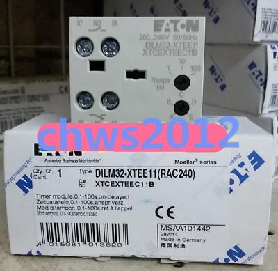 1 PCS NEW     DILM32-XTEE11 (RAC240) electronic delay module #E7