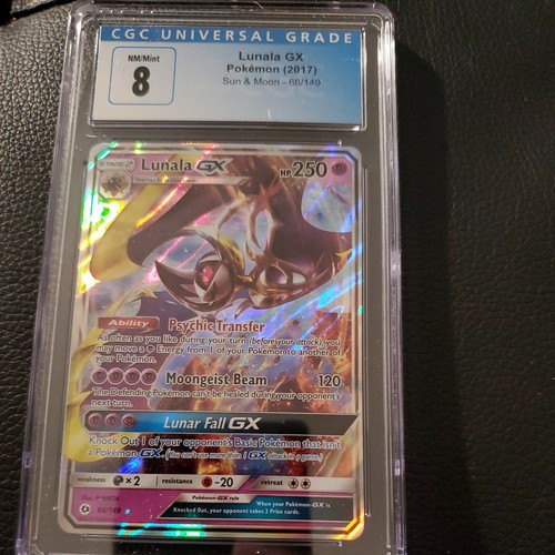 Lunala-GX graded CGC 8 for sale on eBay