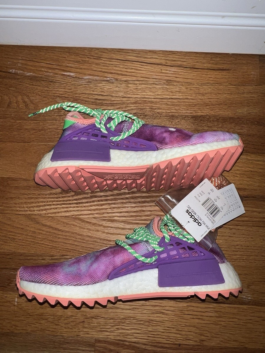 Size 7 - adidas Pharrell x NMD Human Race Trail Holi Festival  