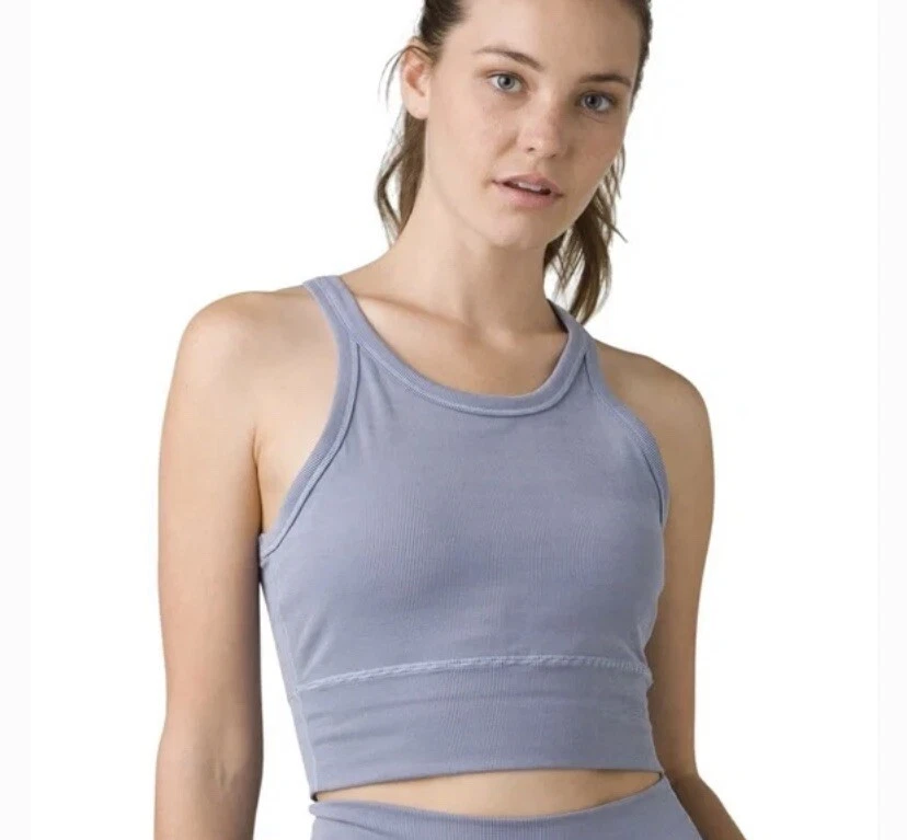 PrAna Becksa Bralette Morning Glory Heather sz Medium NWT $59