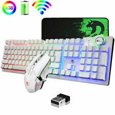 MAMBASNAKE K620 Wireless Gaming Keyboard & Mouse Combo,Mechanical Feel