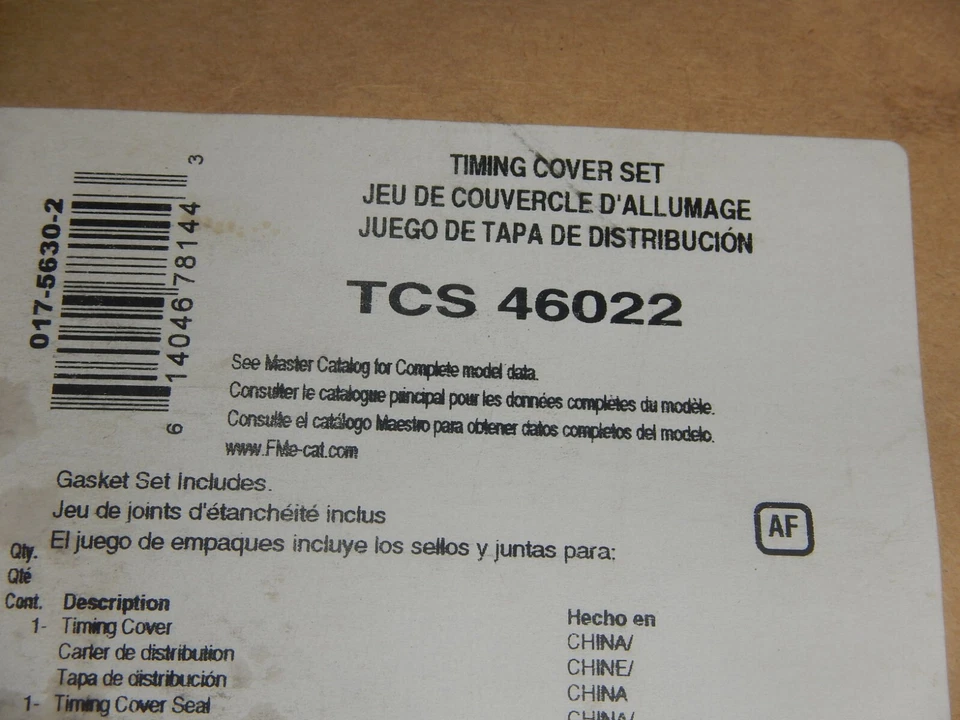 Juego de juntas de cubierta de distribución Fel-Pro para Jeep Commander XK Liberty KJ 02-12 TCS 46022 nuevo Foto 4 de 4