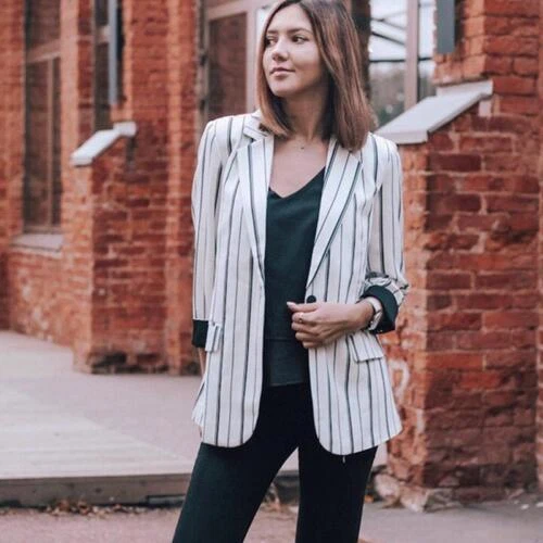 Striped Blazers for Women