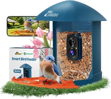 Smart Bird Feeder with Camera, Birdwatching Camera with Lifetime Free AI Identif