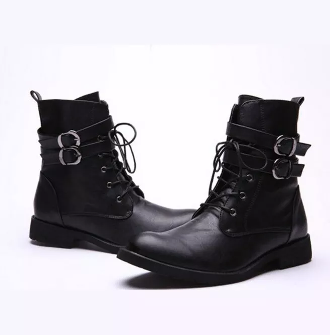 Mens combat deals dress boots