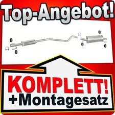 Auspuff für OPEL ASTRA G 1.2 CC Schrägheck Auspuffanlage