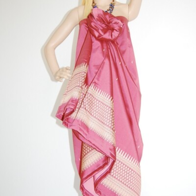 malong design dress Gown Western Asia color:Petit Daisy Style LLSS260723-PASTEL BLUE Wrap skirt Your Simple Autumn/Winter Maternity