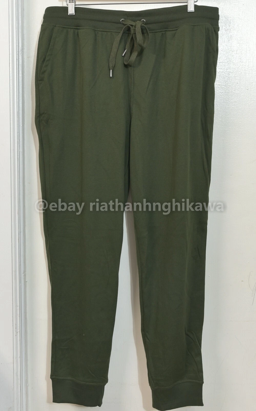 NEUF pantalon de jogger classique homme Orvis vert supreme luxe polaire