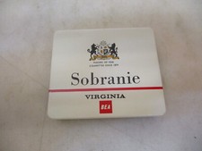 x-29685	Ältere Sobranie BEA Zigaretten Blechdose, ca. 85 X 75 mm