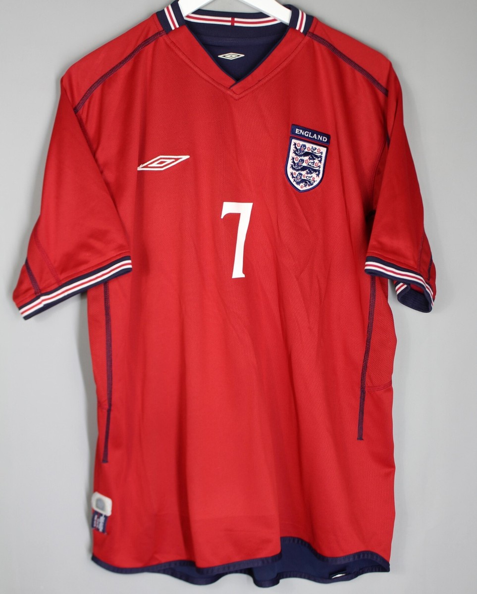 ENGLAND NATIONAL TEAM 2002/2004 AWAY REVERSIBLE SHIRT JERSEY UMBRO