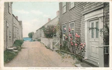 Postcard Little Gray House In The East, Nantucket Island, Mass VTG VPC01.