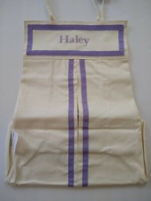 Pottery Barn Kids Harper Nursery Baby Diaper Holder Stacker with name HALEY New 