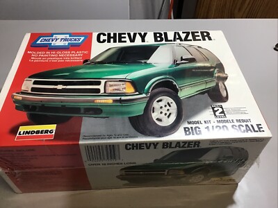 LINDBERG CHEVY TRUCKS BLAZER 1/20 SCALE PLASTIC MODEL NEW