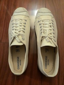CONVERSE-JACK-PURCELL-VINTAGE-SHOES-LOW-TOP-CREAM-MEN-039-S-MADE-IN-USA-SIZE-11
