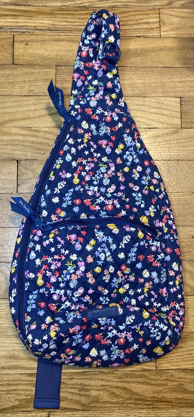 Vera Bradley Essential Sling Backpack SCATTERED WILDFLOWERS Excellent!