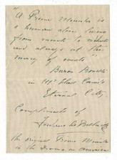 Frederic de Belleville (1855-1923) Signed Quote / Autographed Stage Actor